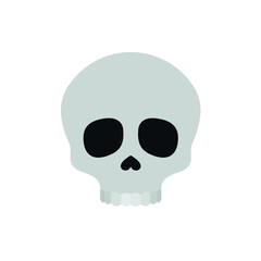 Skull emoji vector