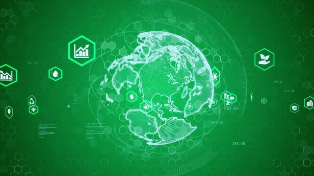 Environmental technology concept. Sustainable development goals. SDGs.