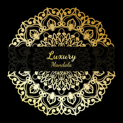 Luxury Mandala Gold Ornament