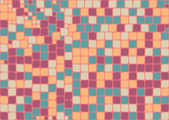 Abstract Geometric Pattern generative computational art illustration