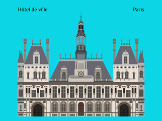 Hôtel de ville de Paris, France
Paris Town Hall
