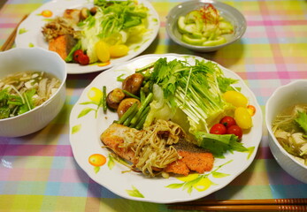 日本の家庭料理　手料理　煮物や焼き魚など白米やお酒に合うおかず