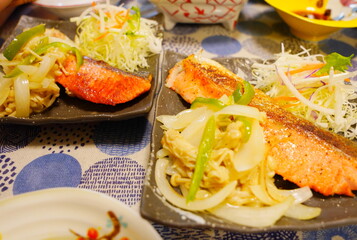日本の家庭料理　手料理　煮物や焼き魚など白米やお酒に合うおかず
