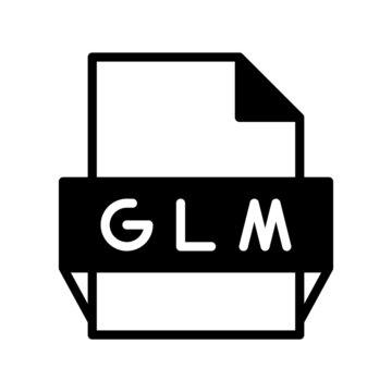 Glm Glyph Vector Icon Design