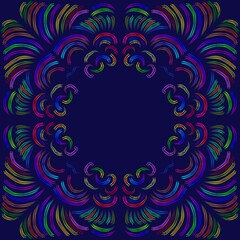 Simulate hand satin stitch embroidery, stitch position,direction,pattern abstract background