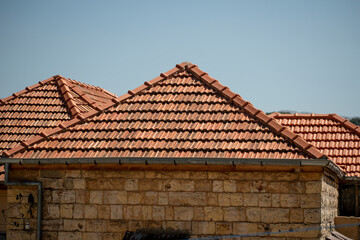 Deir El Qamar village beautiful green landscape and old architecture in mount Lebanon Middle east