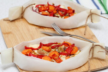 Scandinavian boats with fish