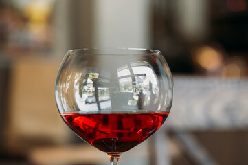 glass of red wine