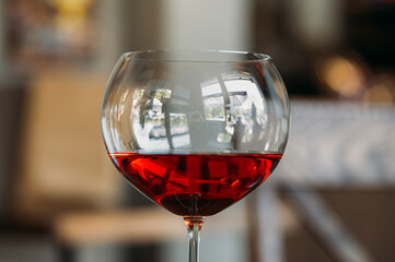 glass of red wine