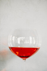 red wine in a glass
