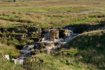 Moorland stream in Northumberland, UK
