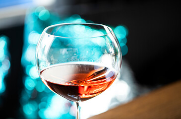 glass of red wine