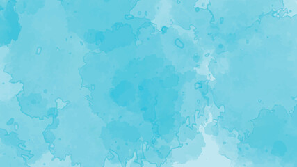 Acrylic Watercolor blue background