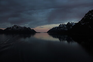 Avvicinamento al fiordo