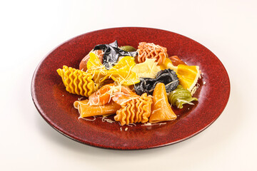 Colour pasta mix for kids