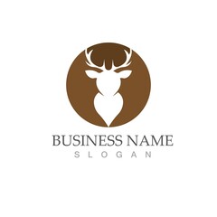 Deer vector icon illustration design