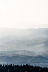 Fototapeta premium Sunset in Carpathians