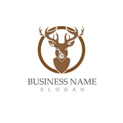 Deer vector icon illustration design