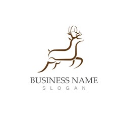 Deer vector icon illustration design