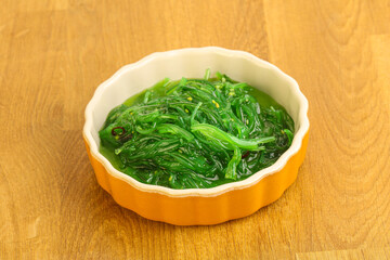 Japanese traditional seaweed salad Chukka