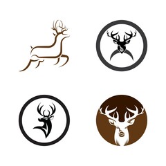 Deer vector icon illustration design