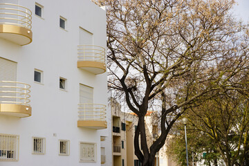 The city Lagos in the Algarve in Portugal