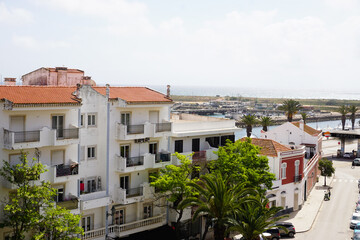 Obraz premium The city Lagos in the Algarve in Portugal