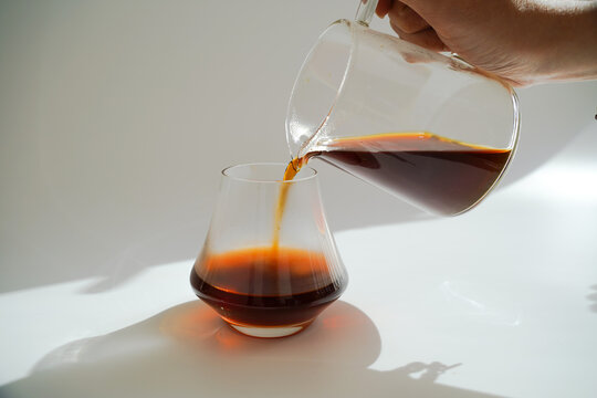 Coffee pour over, equipment making coffee 