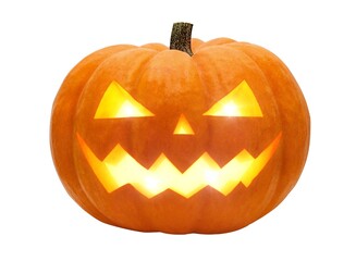 かぼちゃ ハロウィン ジャックオランタン イラスト リアル 単体