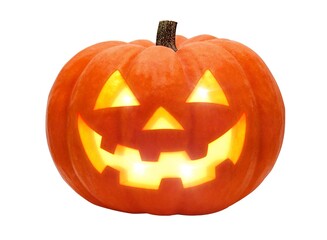 かぼちゃ ハロウィン ジャックオランタン イラスト リアル 単体