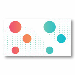 Modern Dot Background in Colorful Gradient