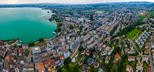 Beautiful city by the lake, Zug Switzerland 
