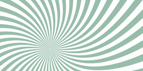 Green sunshine colorful vector background. Abstract sunburst design wallpaper for template business social media advertising. comic backdrop.