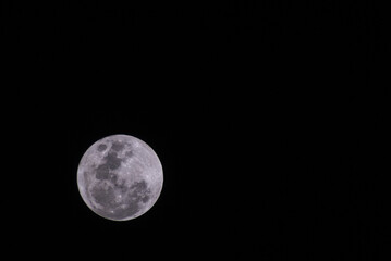 Full moon seen from Guatemala. December 2005.
