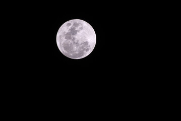 Full moon seen from Guatemala. December 2005.