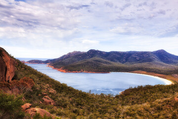 Tas Wineglass Bay above