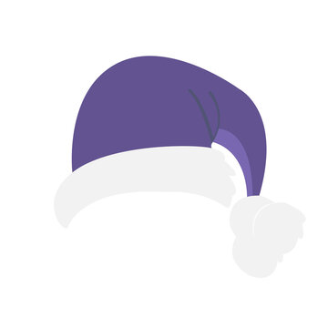 christmas hat icon, vector illustration
