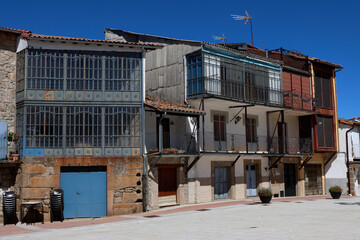 Fototapeta na wymiar Houses in a Spanish village