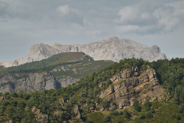 Fototapeta na wymiar Riaño and Mampodre Mountain Regional Park. Castile and Leon. Spain