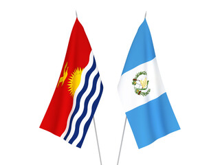 Republic of Kiribati and Republic of Guatemala flags