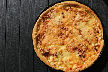 a freshly baked onion cake