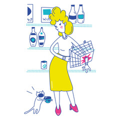 Empty cart illustration