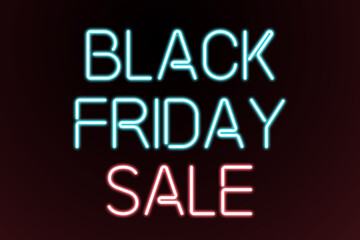 Fototapeta na wymiar Black Friday sale sign for use as advertising poster or web banner