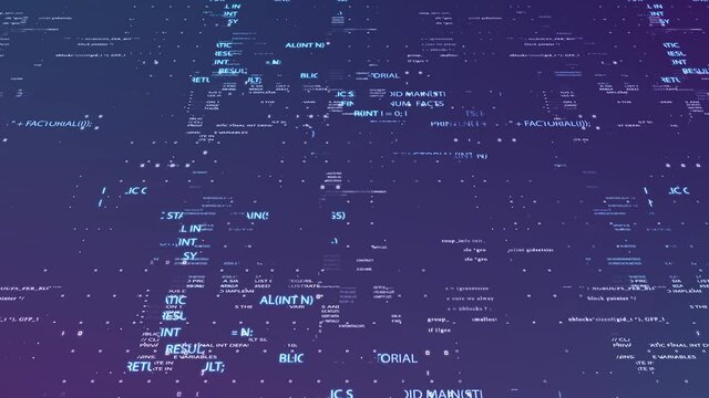 Colorful jsx javascript scrolling computer programming code close up