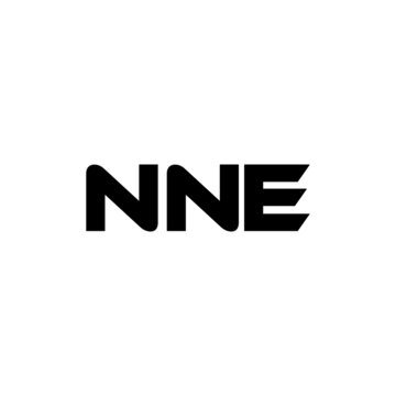 NNE letter logo design with white background in illustrator, vector logo modern alphabet font overlap style. calligraphy designs for logo, Poster, Invitation, etc.