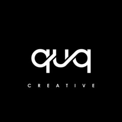 QUQ Letter Initial Logo Design Template Vector Illustration