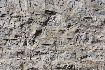 Abstract texture of stone and concrete wall