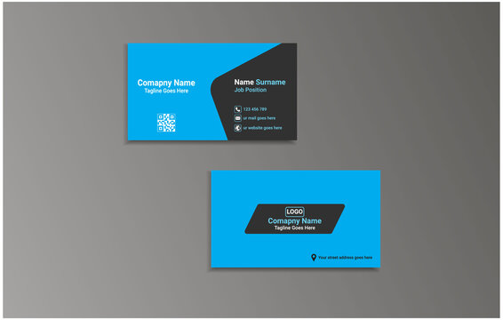 Professional Business Card Vector Template