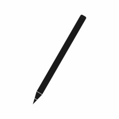 Pencil icon. High quality and suitable for your design, web design, mobile app design, etc. Flat design vector illustration, silhouette.