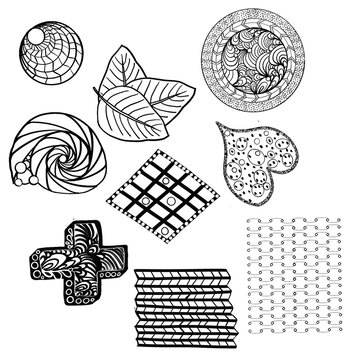 Doodle templates for doodle and graffiti art projects